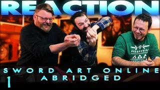 Sword Art Online Abridged Episode 1 REACTION!!