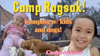 Camp Ragsak | Camping with kids | Car camping | Shinecrave Tunnel Tent | La Trinidad Benguet