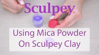 Quick Tip - Using Mica Powder with Raw Clay | Sculpey.com