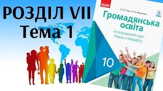 Громадянська освіта. 10 клас. Розділ 7. Тема 1. Інтеграція і глобалізація