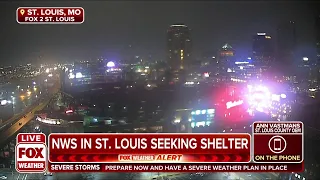 NWS In St. Louis Seeking Shelter As Tornado Heads Towards Area