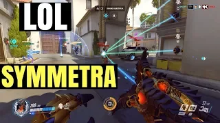 They manage to take point A , but that was not enough | Symmetra gameplay on Hollywood map Overwatch