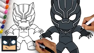 How To Draw Black Panther | Wakanda Forever