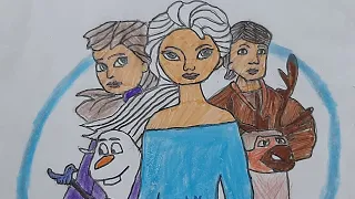 frozen 2 poster drawing #shorts