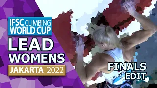 Lead Finals | Jakarta | Womens | 2022 | IFSC World Cup