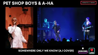 Pet Shop Boys & A-HA - Somewhere Only We Know (A.I Cover)