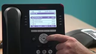 Adding a contact from History on an Avaya Handset