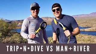 TripNdive VS Man+River | Saguaro Lake, Arizona (Tune in to see who wins)