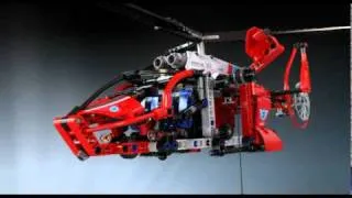 LEGO Technic 8068 Rescue Helicopter Animation