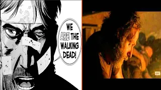 "We are The Walking Dead" show vs comics comparison