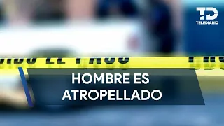 Hombre se duerme bajo camioneta y termina siendo atropellado en el centro de Monterrey