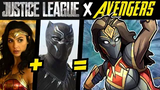 AVENGERS and JUSTICE LEAGUE FUSIONS! (Stories and Speedpaint)