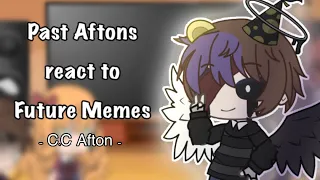 Past Aftons react to Future Memes // - C.C Afton - //  (3/4) || GCRV || • Dreamixx •