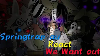 Springtrap Au React We Want Out
