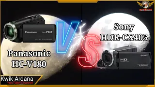 Handycam Panasonic HC-V180 vs Sony HDR-CX405 || TEST ZOOM