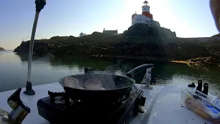 30 HOURS On Fishing Boat (The Skerries North Wales) Camp Over Night