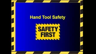 Hand Tool Safety