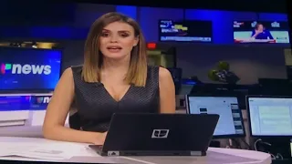 Univision Unews Host Carolina Sarassa Sexy Legs Black OutFit