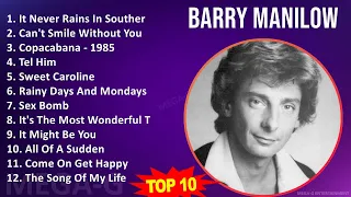 B a r r y M a n i l o w MIX Best Songs ~ 1960s Music So Far ~ Top Contemporary Pop Rock, Adult C