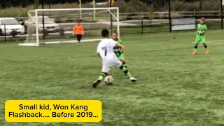 미국에서 축구하기 (Football in US): Small soccer kid, Won Kang. Flashback… Before 2019