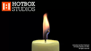 3D Candle and Flame Animation using Mental Ray for Maya and Fluid Dynamics