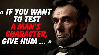 Abraham Lincoln – Life Lessons that are Really Worth Listening To