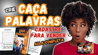 CRIE LIVRO DE CAÇA PALAVRAS NO CANVA. VENDA, EDUQUE E DIVIRTA-SE COM ESTA FERRAMENTA!