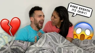 HAVING A PANIC ATTACK IN THE MIDDLE OF THE NIGHT PRANK ON GIRLFRIEND! *GONE WRONG*