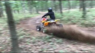 Yamaha Banshee with ONE Pipe