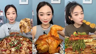 ASMR MUKBANG CHINESE SPICY EATING SHOW.[MZG eat@ #asmr #yummy#food#eating#spicy#beef #pork#172