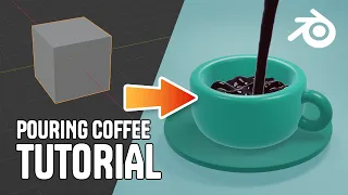 Create a Pouring Coffee Animation - Blender 3D Tutorial