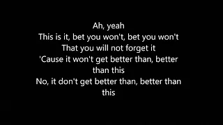 Black Eyed Peas feat. Anitta & El Alfa - SIMPLY THE BEST (Lyrics)