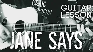 Jane says guitar lesson