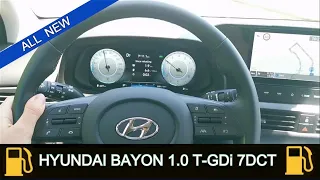 Hyundai Bayon 1.0 T-GDi 7DCT - fuel consumption 60 / 70 / 100 km/h