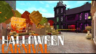 Bloxburg | Halloween Carnival | Speed Build | 900k