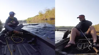 Catching GIANT bass on BUZZBAITS - Twin vs Twin Ep. 2