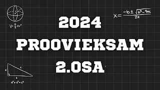 Matemaatika Proovieksam 2. osa