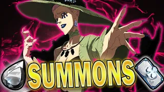 WITCH QUEEN BRINGS MY GLOBAL LUCK BACK!! WITCH QUEEN SUMMONS | Black Clover Mobile