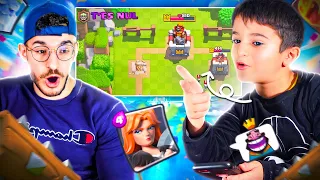 MON PETIT FRÈRE DE 7 ANS FAIT SES PREMIÈRES VICTOIRES SUR CLASH ROYALE ! Ep1