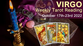 VIRGO WEEKLY TAROT READING "TRANSFORMATION VIRGO" October 17th-23rd 2022 #weeklytarot #tarotreading