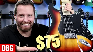 Unboxing a $75 GLARRY "Strat" - Let's Find Out If It's Any Good!