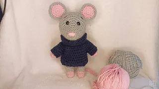 ratón amigurumi a crochet paso a paso 🐭( #2 parte)