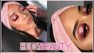 NEW HUDA BEAUTY NUDE PALETTE | REVIEW/SWATCHES +  MAKEUP LOOK