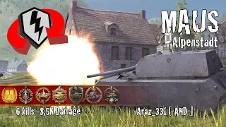 WoT Blitz Maus - 6 Kills 8,5k Damage Replay