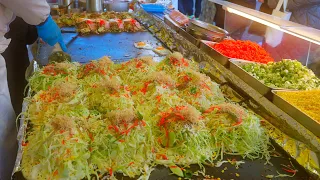 その場でファンが出来るお好み焼き屋さん 2022 職人芸 Street Food Japan Okonomiyaki how to make okonomiyaki  [飯テロ公式] ASMR