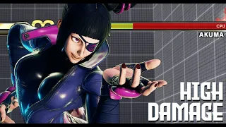 SFV SEASON 6 High Damage Juri Combo (with ps4 pad inputs)