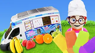 🍅🍨 Les enfants apprennent à faire des glaces et manger sainement 🚦 Jouets pour enfants