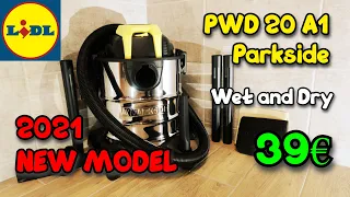 PARKSIDE PWD 20 A1 - Wet and Dry 1300W - Unboxing and Test [2021]