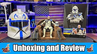 Hot Toys Captain Rex Star Wars Sixth Scale Figure | Unboxing and Review