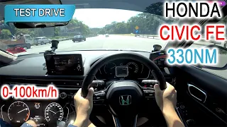 Part 1/3 | Stage 2 Honda Civic FE 1.5V 227Whp 330Nm | Malaysia #POV [Test Drive] [CC Subtitle]